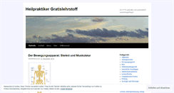 Desktop Screenshot of heilpraktikergratislernstoff.com